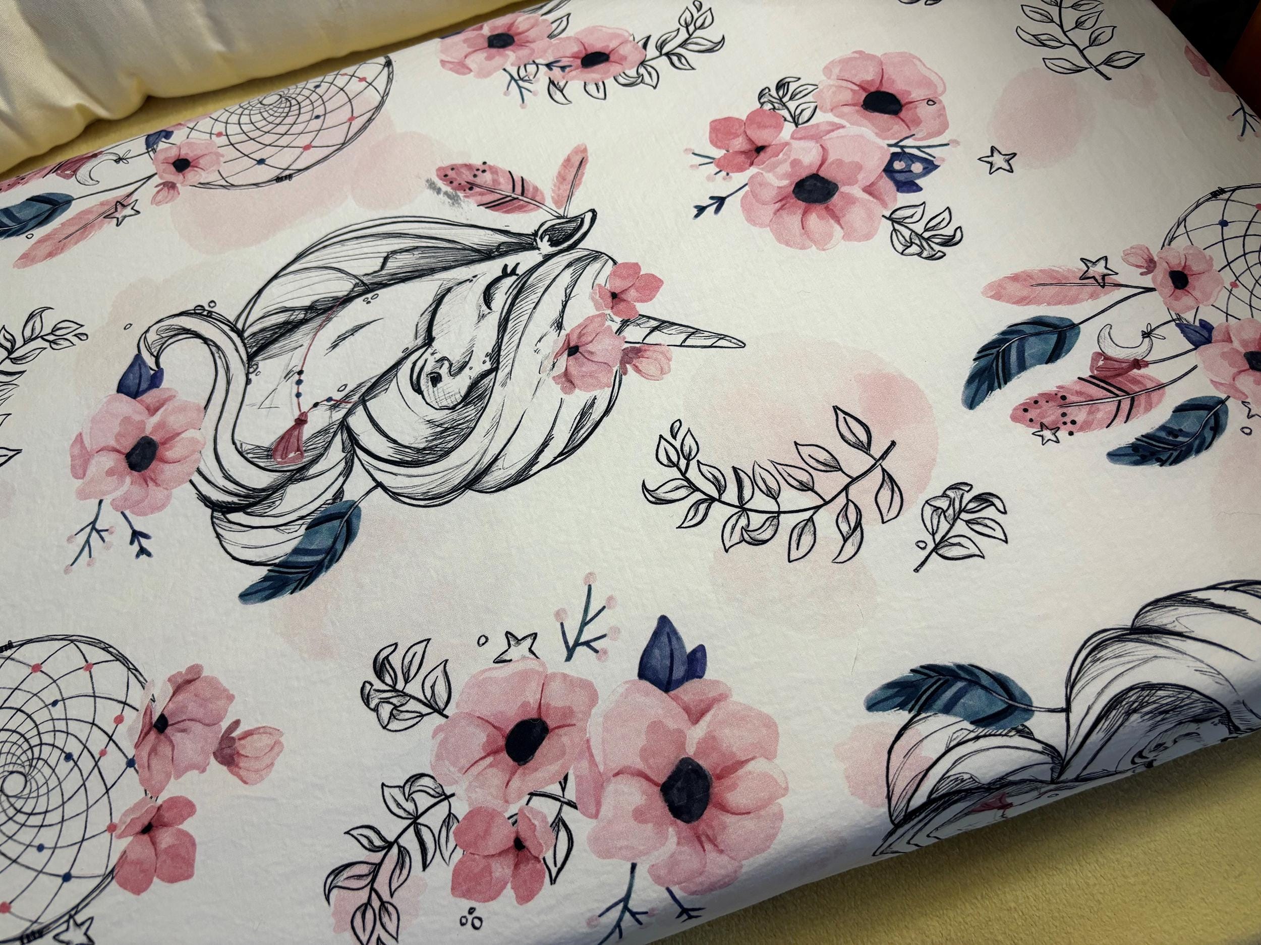 Organic Baby Sheet 16 x 32" Organic Cotton, EcoDyed, for Newborn,Infant,Toddler,Baby I Birthday Gift I Soft Woven