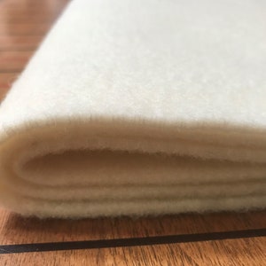 Natural EcoWool Insulator Breathable Thin Pad, Pure Wool Underlay I Air Filter