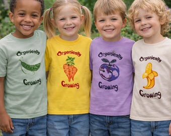 Organic Cotton Baby and Toddler Short Sleeve Tee Shirt I 1-6 years