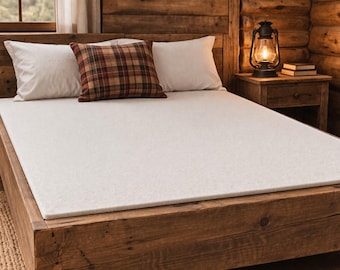 Organic and EcoWool Insulator Breathable Pad, Pure Wool Underlay I Air Filter