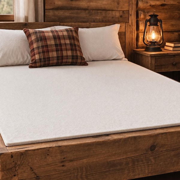 Organic and EcoWool Insulator Breathable Pad, Pure Wool Underlay I Air Filter
