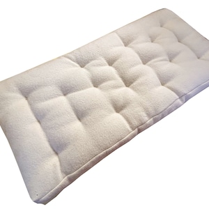 EcoWool Shikibuton Meditation Pad: Pure Wool Bed Pad, Handmade