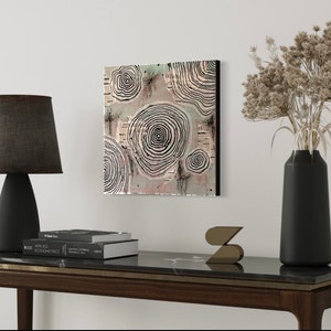 Mixed Media Painting 'Running in Circles'