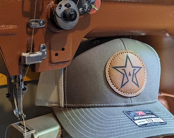Gorras con parches de cuero personalizados / Gorras con parches de empresa / Gorras de marca / Gorras de cuero grabadas con láser / Gorras con parche cosido / Gorra Richardson 112 / Gorra de camionero Snapback