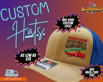 Gestickte Richardson 112 Hüte | Benutzerdefinierte Trucker Caps | Hut mit Business-Logo | Personalisierte Hüte für Geschenk | Marke Text Hat | Hochzeitsfeier