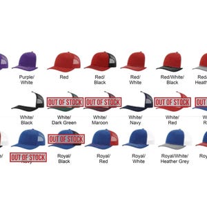 Custom Embroidered Hats | Richardson 112 Trucker Caps | Custom Business Logo | Personalized Hats | Branded Hats | Employee Gift image 4
