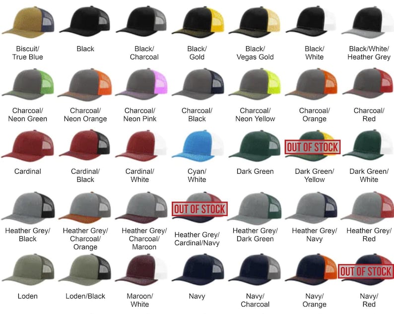 Custom Embroidered Hats | Richardson 112 Trucker Caps | Custom Business Logo | Personalized Hats | Branded Hats | Employee Gift image 2