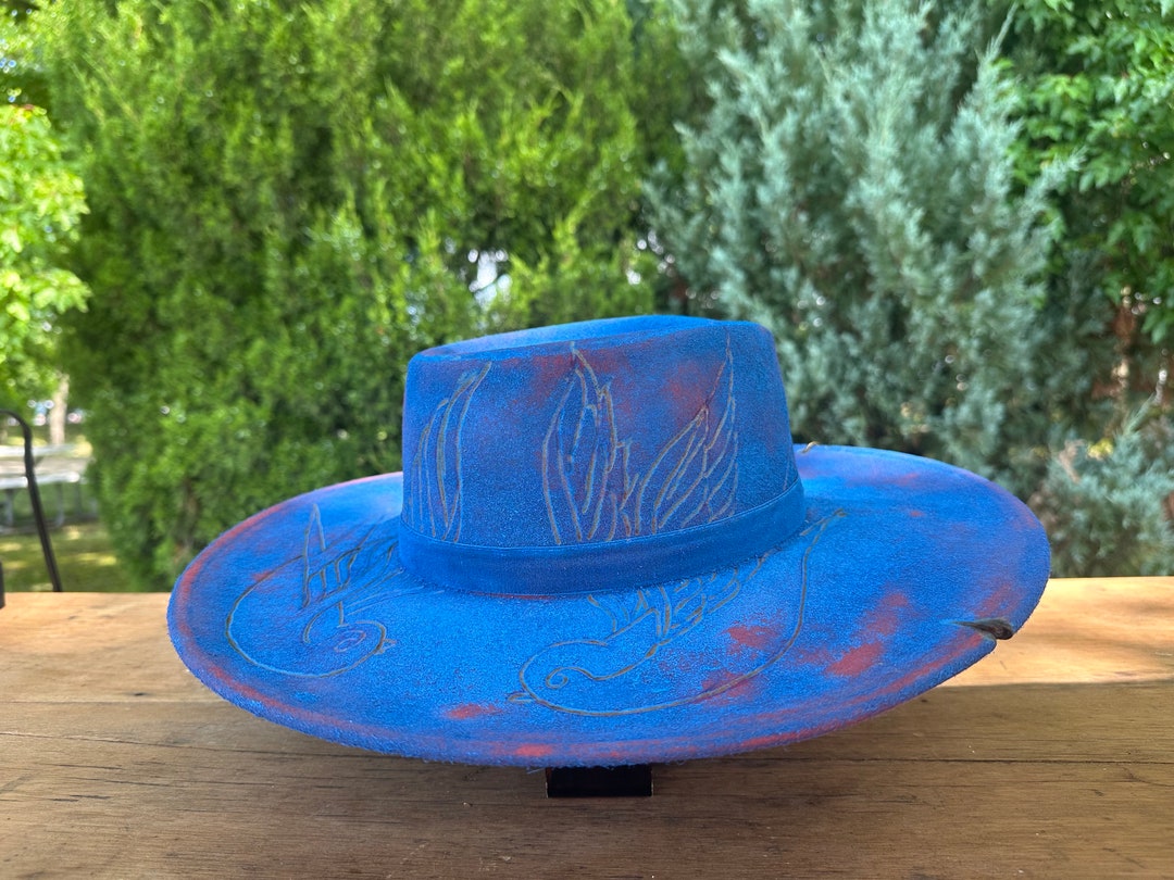 Artisan Brinn Painted Wide Brim Hat
