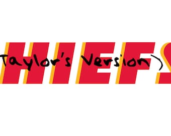 Taylor's Version Chiefs SVG, PNG