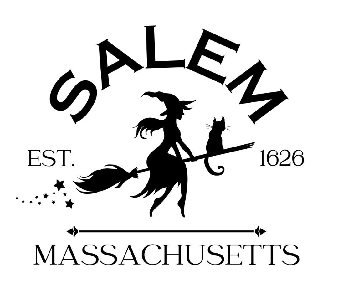 Salem Massachusetts Svg, Halloween Svg, Cricut Svg, Witch Svg, Shirt ...