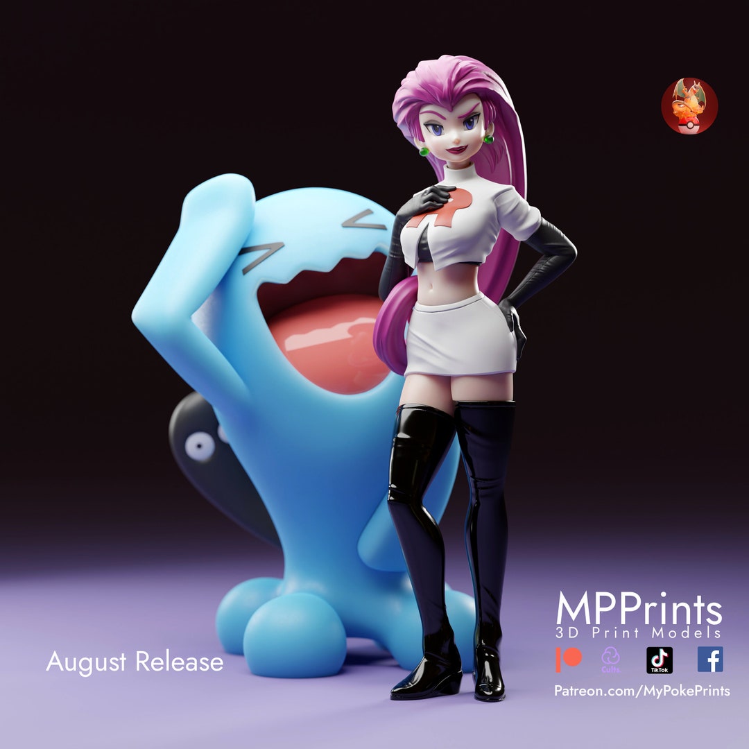 Team Rocket Members jessie and Wobbuffet - Etsy UK