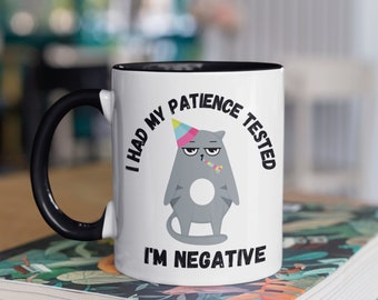 Get Your Daily Dose of Sarcasm with Our Hilarious Cat Mug - Perfect for Every Cat-Loving Parent and Sarcasm Enthusiast