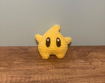 Peluche Luma Star Mini de ganchillo con o sin llavero