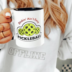 Pickleball Coffee Mug: Funny Sports Gift for Players & Fans