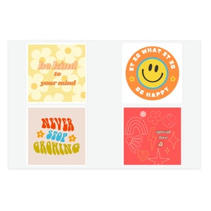 Groovy Self-Love Sticker Sheet