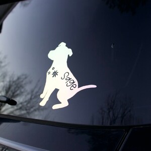 Personalized Dog Breed Decal