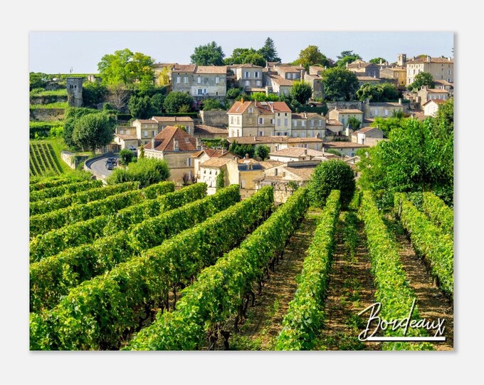 Bordeaux France Poster Print Wall Art | Bordeaux Home Decor | Bordeaux Collectible | Bordeaux Horizontal | Bordeaux Hangings Travel Photo