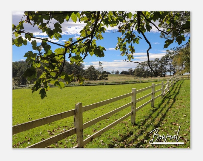 Bowral Australia Travel Poster Wall Art | Bowral Green Highlands Home Decor | Bowral Field Digital Print | Bowral Horizontal Hangings Photo