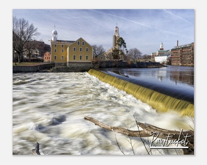 Pawtucket Rhode Island Poster Print Wall Art | Pawtucket Home Decor Gift Hangings | Pawtucket Prints Collectibles Horizontal Travel Photo