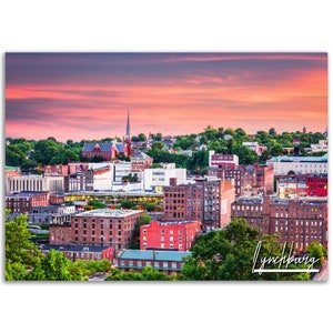 Lynchburg Poster Print Wall Art | Lynchburg Home Decor | Lynchburg Digital Print | Lynchburg Horizontal | Lynchburg Hangings Travel Photo