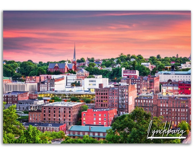 Lynchburg Poster Print Wall Art | Lynchburg Home Decor | Lynchburg Digital Print | Lynchburg Horizontal | Lynchburg Hangings Travel Photo