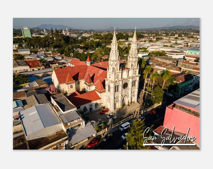 San Salvador Poster Print Wall Art | San Salvador Home Decor | San Salvador El Salvador Collectible | San Salvador Hangings Travel Photo