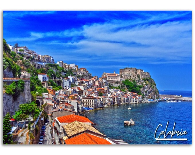 Calabria Poster Print Wall Art | Calabria Italy Home Decor | Calabria Digital Print  | Calabria Horizontal | Calabria Hangings Travel Photo