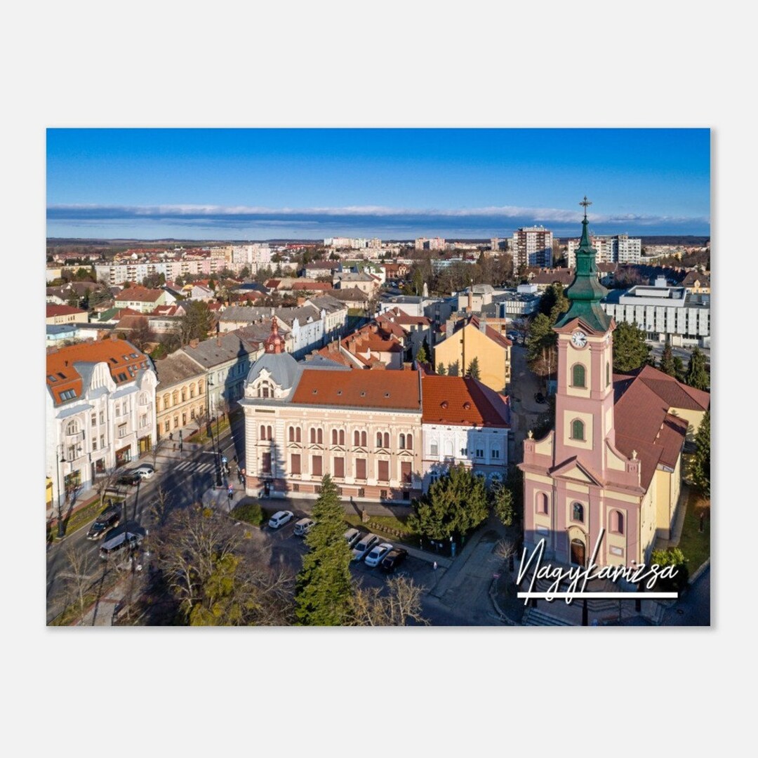 Nagykanizsa Ungarn Reise Poster Wandkunst Nagykanizsa Kirche Etsy.de