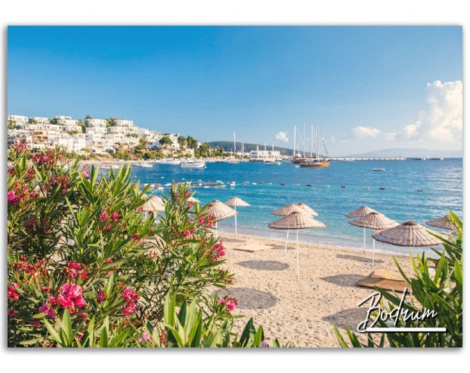 Bodrum Poster Print Wall Art | Bodrum Turkey Home Decor | Bodrum Digital Print Collectible | Bodrum Horizontal | Bodrum Hanging Travel Photo