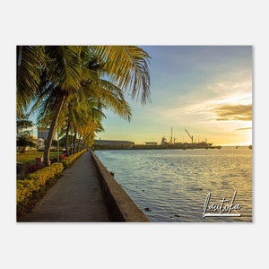Lautoka Fiji Travel Poster Wall Art | Lautoka Sea Wall Home Decor | Lautoka Seascape Digital Print | Lautoka Horizontal | Lautoka  Photo