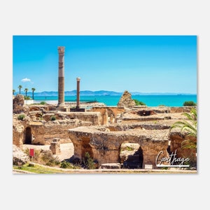 Carthage Tunisia Poster Print Wall Art | Carthage Home Decor | Carthage Collectible | Carthage Horizontal | Carthage Hangings Travel Photo