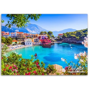 Kefalonia Poster Print Wall Art | Kefalonia Home Decor | Kefalonia Digital Print | Kefalonia Horizontal | Kefalonia Hangings Travel Photo