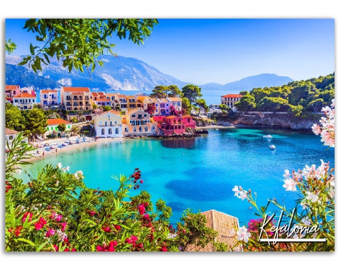 Kefalonia Poster Print Wall Art | Kefalonia Home Decor | Kefalonia Digital Print | Kefalonia Horizontal | Kefalonia Hangings Travel Photo