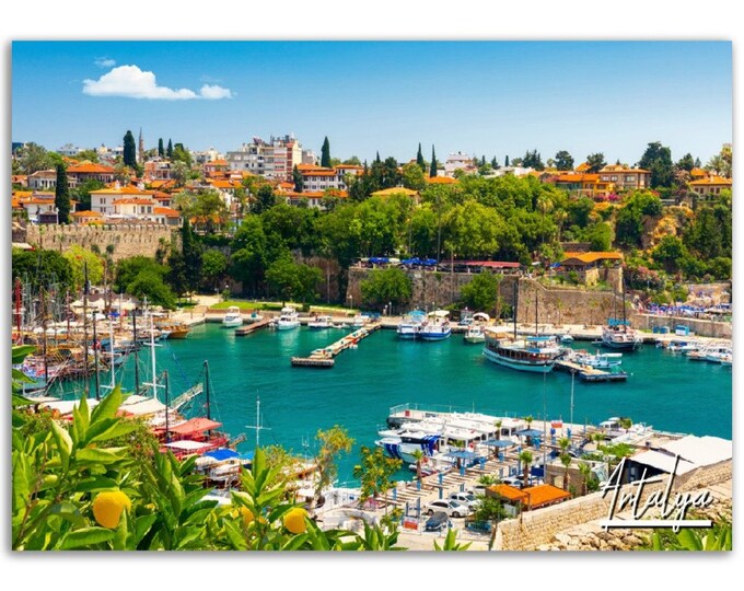 Antalya Turkey Poster Print Wall Art | Antalya Home Decor | Antalya Print Collectible | Antalya Horizontal | Antalya Hangings Travel Photo