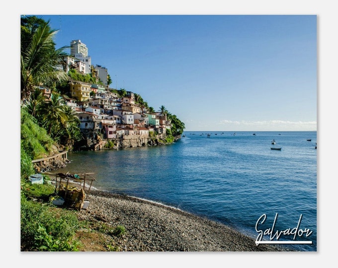 Salvador Brazil Poster Print Wall Art | Salvador Home Decor | Salvador Brazil Digital Print Collectible | Salvador Hangings Travel Photo