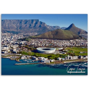 Cape Town Poster Print Wall Art | Cape Town Home Decor | Cape Town Digi Print Collectible | Cape Town Horizontal | Hangings Travel Photo
