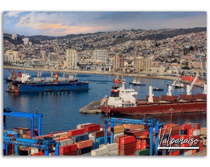 Valparaiso Poster Print Wall Art | Valparaiso Home Decor | Valparaiso Print Collectible | Valparaiso Chile | Valparaiso Hanging Travel Photo