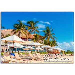 Playa del Carmen Poster Print Wall Art | Playa del Carmen Home Decor | Playa del Carmen Mexico Print | Playa del Carmen Travel Photo
