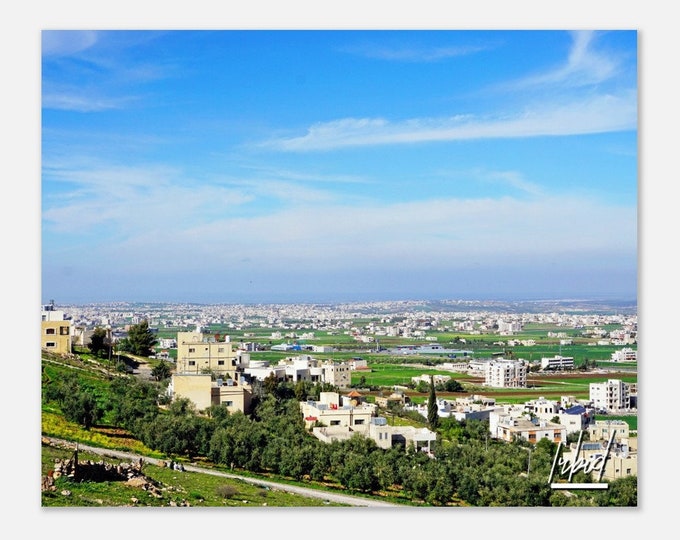 Irbid Jordan Travel Poster Wall Art | Irbid Skyline Home Decor | Irbid City Digital Print | Irbid Town Horizontal Hangings Photo Art Present