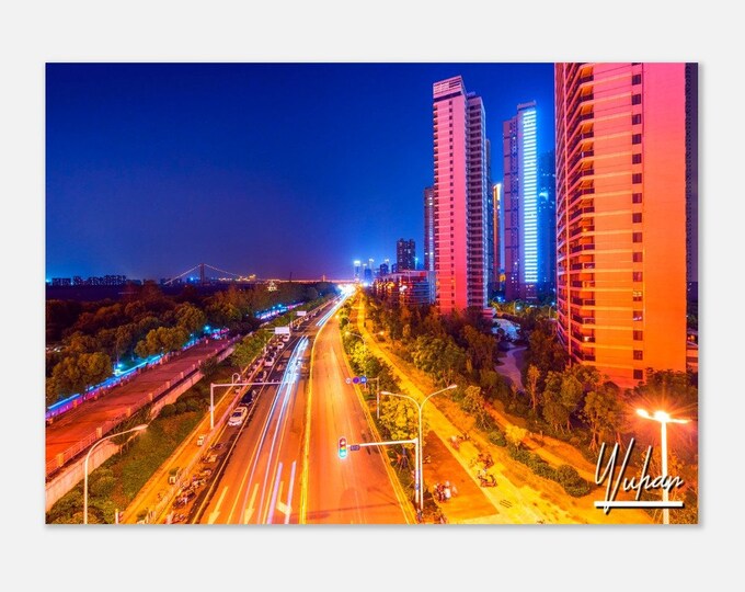 Wuhan Poster Print Wall Art | Wuhan Home Decor | Wuhan Digital Print Collectible | Wuhan China Horizontal | Wuhan Hangings Travel Photo Gift