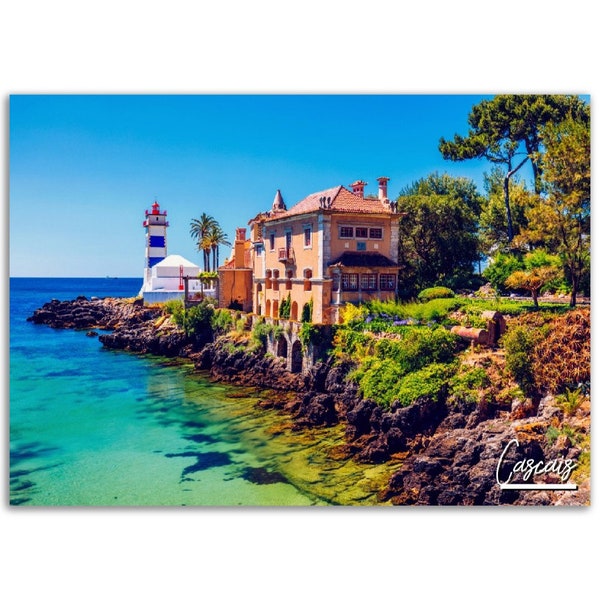 Cascais Portugal Poster Print Wall Art | Cascais Home Decor Gift | Cascais Digital Prints Collectibles | Cascais Horizontal Travel Photo