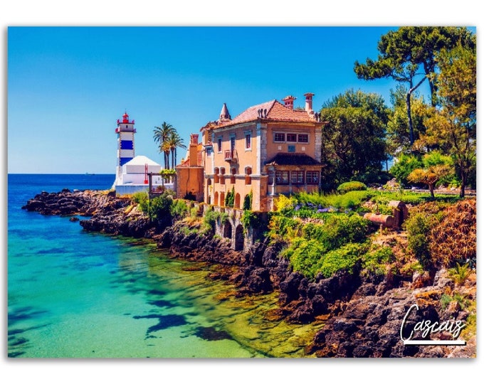 Cascais Portugal Poster Print Wall Art | Cascais Home Decor Gift | Cascais Digital Prints Collectibles | Cascais Horizontal Travel Photo