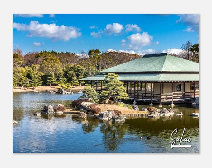 Sakai Japan Poster Wall Art | Sakai Home Decor | Sakai Nature Digital Print | Sakai Skyline Horizontal | Sakai Coast Hangings Travel Photo