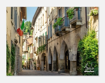 Asolo Italy Poster Print: Old Village Street View