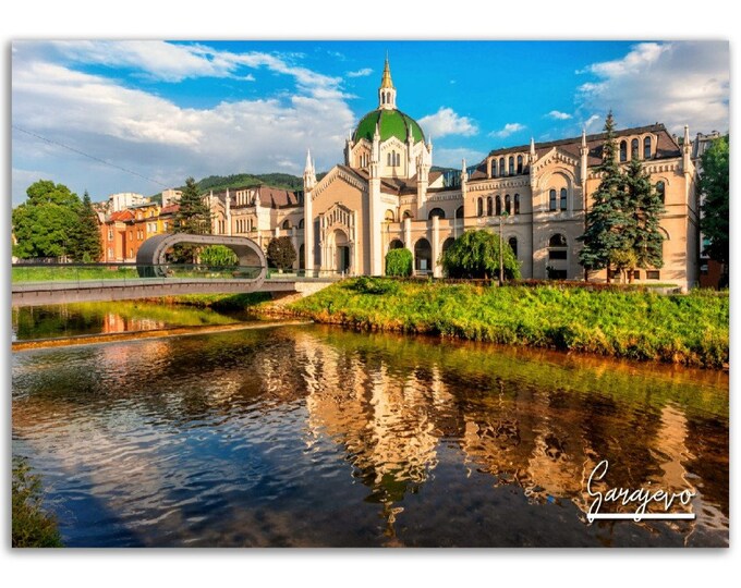 Sarajevo Poster Print Wall Art | Sarajevo Photo Home Decoration | Sarajevo Traveler Christmas Birthday Gift | Horizontal Photography Poster