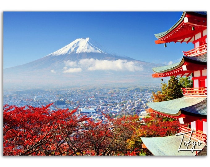 Tokyo Poster Print Wall Art | Tokyo Home Decor | Tokyo Digital Print Collectible | Tokyo Japan Horizontal | Tokyo Hangings Travel Photo