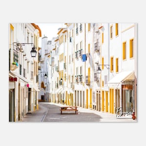 Evora Portugal Poster Wall Art | Evora Home Decor | Evora Digital Print | Evora Town Horizontal | Evora Street Hangings Travel Photo Present