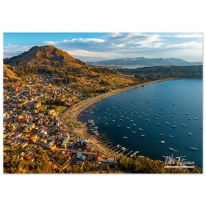 Lake Titicaca Poster Print Bolivia Wall Art Decor | Coastline Photo Beach Nature Home Decoration | Traveler Gift | Horizontal Photography