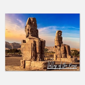 Valley of the Kings Egypt Poster Print Wall Art | Valley of the Kings Home Decor  | Valley of the Kings Hangings Travel Photo Present