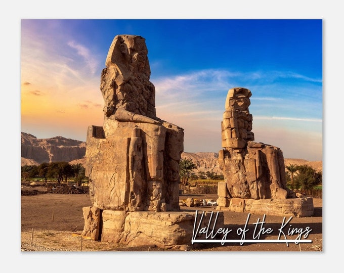 Valley of the Kings Egypt Poster Print Wall Art | Valley of the Kings Home Decor  | Valley of the Kings Hangings Travel Photo Present